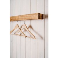 kleiderleiter_de Garderobe, Wandgarderobe ABLA aus Eiche, Buche oder Nussbaum