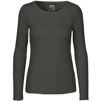 Neutral® Damen Langarm T-Shirt Bio Baumwolle Modern Fit Körpernah geschnitten