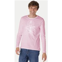 Peaces.bio - handbedruckte Biomode Bio-Herren-Langarmshirt Ganesha