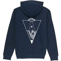 mate Snowboard Spaceship Unisex Premium Hoodie