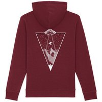 mate Snowboard Spaceship Unisex Premium Hoodie