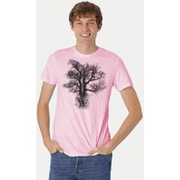 Peaces.bio - handbedruckte Biomode Bio-Herren-T-Shirt Chestnut