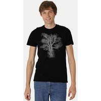 Peaces.bio - handbedruckte Biomode Bio-Herren-T-Shirt Chestnut
