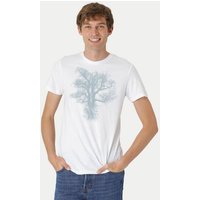 Peaces.bio - handbedruckte Biomode Bio-Herren-T-Shirt Chestnut