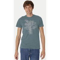 Peaces.bio - handbedruckte Biomode Bio-Herren-T-Shirt Chestnut