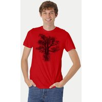 Peaces.bio - handbedruckte Biomode Bio-Herren-T-Shirt Chestnut