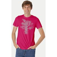 Peaces.bio - handbedruckte Biomode Bio-Herren-T-Shirt Chestnut