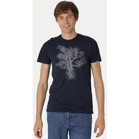 Peaces.bio - handbedruckte Biomode Bio-Herren-T-Shirt Chestnut