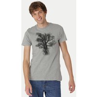 Peaces.bio - handbedruckte Biomode Bio-Herren-T-Shirt Chestnut