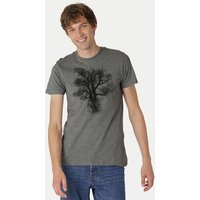 Peaces.bio - handbedruckte Biomode Bio-Herren-T-Shirt Chestnut