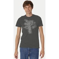 Peaces.bio - handbedruckte Biomode Bio-Herren-T-Shirt Chestnut