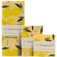 NICAMA Bienenwachstuch "Zittrige Zitrone"