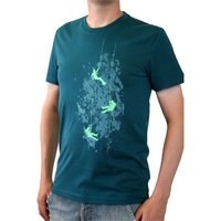 Spangeltangel Herrenshirt "Kletterer", bedruckt, Herren, Siebdruck, sportlich