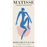 Photocircle Poster / Leinwandbild - Matisse – Frau in blau