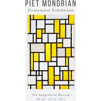 Photocircle Poster / Leinwandbild - Piet Mondrian – Centennial Exhibition