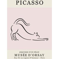 Photocircle Poster / Leinwandbild - Picasso - Esquisse D'Un Felin