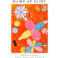 Photocircle Poster / Leinwandbild - Hilma af Klint Konstutställing 2