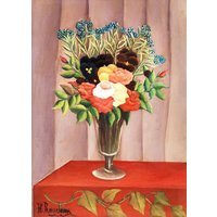 Photocircle Poster / Leinwandbild - Blumenstrauß (Bouquet de fleurs) von Henri Rousseau