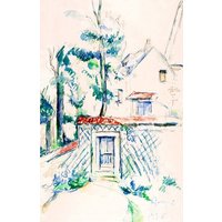 Photocircle Poster / Leinwandbild - Paul Cézanne: Eingang zu einem Garten