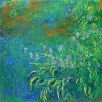 Photocircle Poster / Leinwandbild - Claude Monet: Schwertlilien
