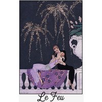 Photocircle Poster / Leinwandbild - George Barbier: Le Feu
