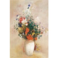 Photocircle Poster / Leinwandbild - Odilon Redon - Blumenvase