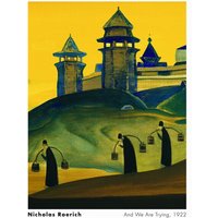 Photocircle Poster / Leinwandbild - Nicholas Roerich: And We are Trying