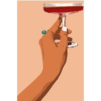 Photocircle Poster / Leinwandbild - Cheers to Love, Laughter & Happily Ever After