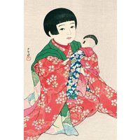 Photocircle Poster / Leinwandbild - Portrait Of A Child #1 by Hasui Kawase