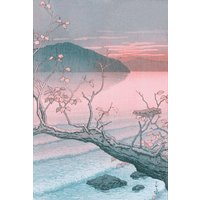 Photocircle Poster / Leinwandbild - Autumn by Hasui Kawase