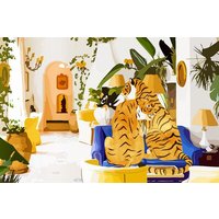 Photocircle Poster / Leinwandbild - Tiger Reserve Illustration