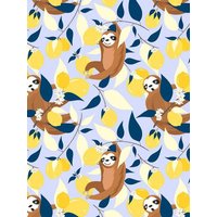 Photocircle Poster / Leinwandbild - Sloth & Lemons Hangout