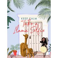 Photocircle Poster / Leinwandbild - Llama Selfie