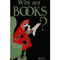 Photocircle Poster / Leinwandbild - Why not Books?