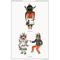 Photocircle Poster / Leinwandbild - Hopi Katcinas