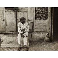 Photocircle Poster / Leinwandbild - Ben Shahn: Straßenszene in New Orleans