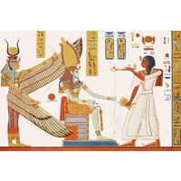 Photocircle Poster / Leinwandbild - Gemälde aus dem Grab von Ramses IV