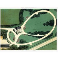 Photocircle Poster / Leinwandbild - Parcs et Jardins des Environs de Paris