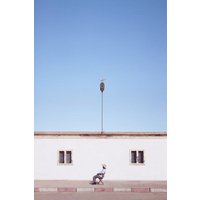 Photocircle Poster / Leinwandbild - Sidewalk Sunbath
