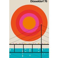 Photocircle Poster / Leinwandbild - Düsseldorf 76
