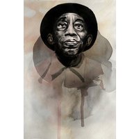 Photocircle Poster / Leinwandbild - Mississipi John Hurt