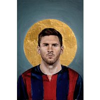 Photocircle Poster / Leinwandbild - Lionel Messi beim FC Barcelona