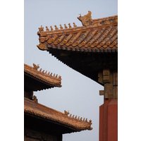 Photocircle Poster / Leinwandbild - Forbidden City Eaves