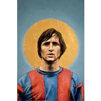Photocircle Poster / Leinwandbild - Johan Cruyff