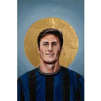 Photocircle Poster / Leinwandbild - Javier Zanetti