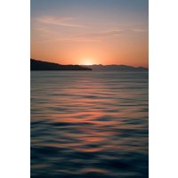Photocircle Poster / Leinwandbild - Ocean Horizon Sunset