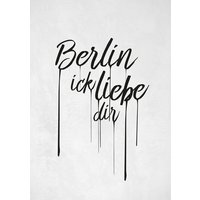 Photocircle Poster / Leinwandbild - Berlin ick liebe dir