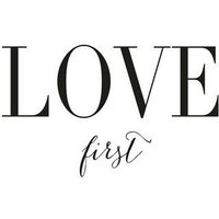 Photocircle Poster / Leinwandbild - Love first