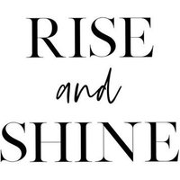 Photocircle Poster / Leinwandbild - Rise and Shine No2