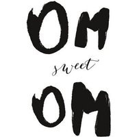 Photocircle Poster / Leinwandbild - Om sweet om